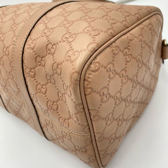 Gucci Dusty Pink Guccissima Leather Medium Joy Boston Bag Top Handle - Picture 7 of 16